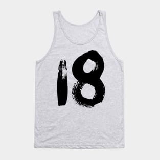 Number 18 Tank Top